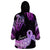 Pancreatic Cancer Awareness Wearable Blanket Hoodie Keep Calm And Fight On Polynesian Pattern LT05 - Polynesian Pride