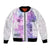 Hawaiian Quilt Bomber Jacket Vintage Pattern Galaxy LT05 Unisex Galaxy - Polynesian Pride