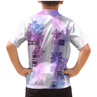 Hawaiian Quilt Family Matching Mermaid Dress and Hawaiian Shirt Vintage Pattern Galaxy LT05 - Polynesian Pride