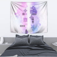 Hawaiian Quilt Tapestry Vintage Pattern Galaxy LT05 - Polynesian Pride