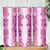 Hawaiian Quilt Skinny Tumbler Vintage Pattern Pink