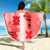 Hawaiian Quilt Beach Blanket Vintage Pattern Red LT05 - Polynesian Pride