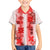 Hawaiian Quilt Kid Hawaiian Shirt Vintage Pattern Red LT05 Kid Red - Polynesian Pride