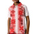 Hawaiian Quilt Kid Polo Shirt Vintage Pattern Red LT05 Kid Red - Polynesian Pride