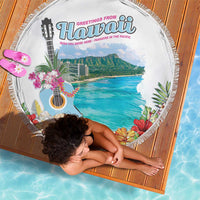 Aloha Hawaii Waikiki Beach Landscape Beach Blanket LT05 - Polynesian Pride