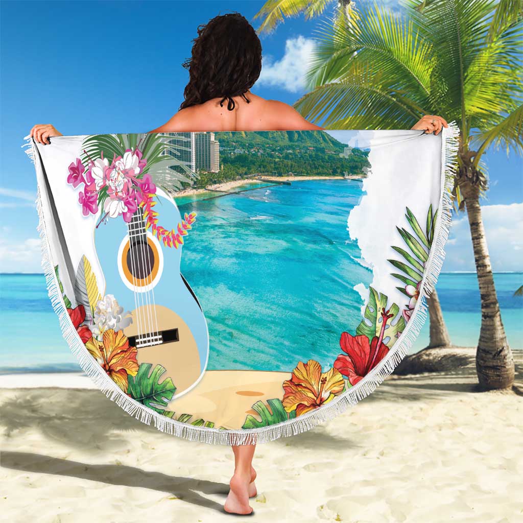 Aloha Hawaii Waikiki Beach Landscape Beach Blanket LT05 - Polynesian Pride