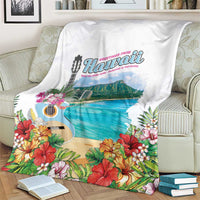 Aloha Hawaii Waikiki Beach Landscape Blanket LT05 - Polynesian Pride
