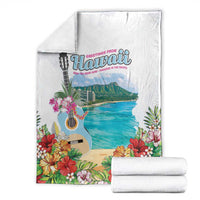 Aloha Hawaii Waikiki Beach Landscape Blanket LT05 - Polynesian Pride