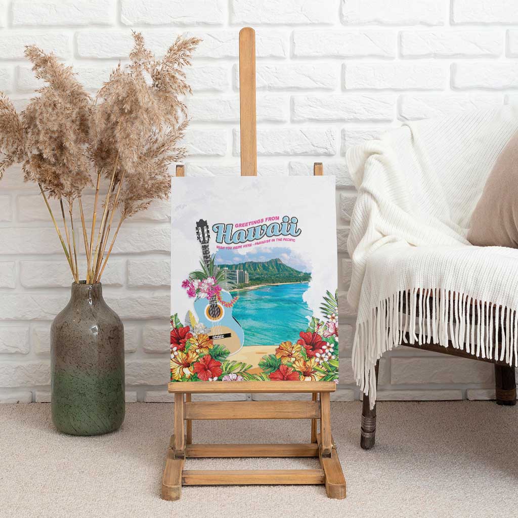 Aloha Hawaii Waikiki Beach Landscape Canvas Wall Art LT05 - Polynesian Pride