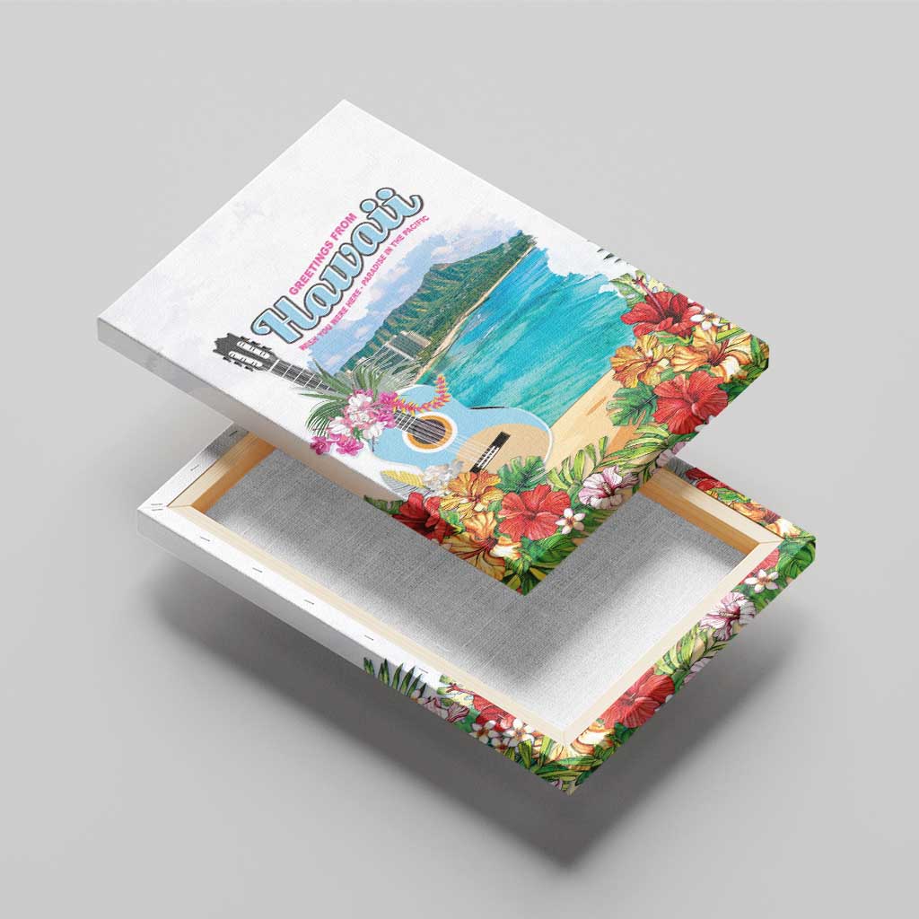 Aloha Hawaii Waikiki Beach Landscape Canvas Wall Art LT05 - Polynesian Pride