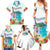 Aloha Hawaii Waikiki Beach Landscape Family Matching Summer Maxi Dress and Hawaiian Shirt