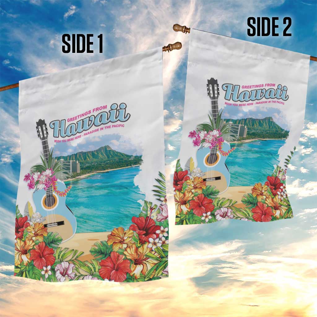 Aloha Hawaii Waikiki Beach Landscape Garden Flag LT05 - Polynesian Pride