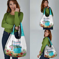 Aloha Hawaii Waikiki Beach Landscape Grocery Bag LT05 - Polynesian Pride