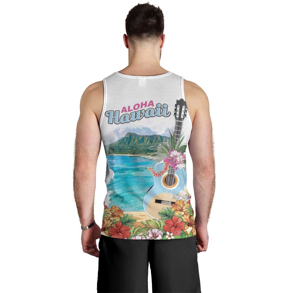 Aloha Hawaii Waikiki Beach Landscape Men Tank Top LT05 - Polynesian Pride