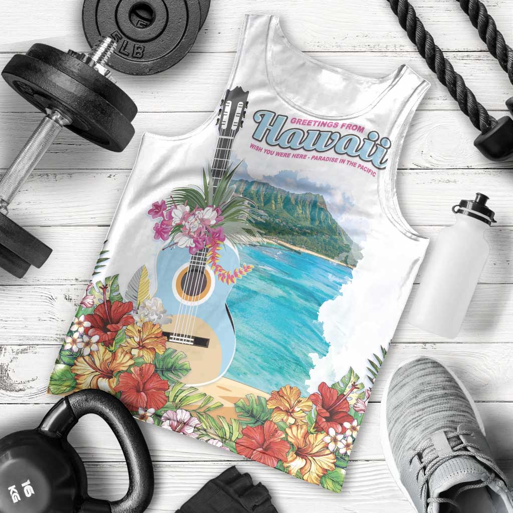 Aloha Hawaii Waikiki Beach Landscape Men Tank Top LT05 - Polynesian Pride