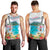 Aloha Hawaii Waikiki Beach Landscape Men Tank Top