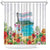 Aloha Hawaii Waikiki Beach Landscape Shower Curtain