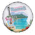 Aloha Hawaii Waikiki Beach Landscape Spare Tire Cover