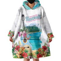 Aloha Hawaii Waikiki Beach Landscape Wearable Blanket Hoodie LT05 - Polynesian Pride