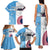 Custom Fiji And USA Palm Tree With Eagle Family Matching Tank Maxi Dress and Hawaiian Shirt LT05 - Polynesian Pride