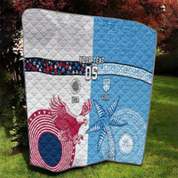 Custom Fiji And USA Palm Tree With Eagle Quilt LT05 - Polynesian Pride