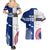 Custom Samoa And USA Together Couples Matching Summer Maxi Dress and Hawaiian Shirt LT05 - Polynesian Pride