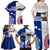 Custom Samoa And USA Together Family Matching Off Shoulder Maxi Dress and Hawaiian Shirt LT05 - Polynesian Pride