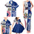 Custom Samoa And USA Together Family Matching Tank Maxi Dress and Hawaiian Shirt LT05 - Polynesian Pride