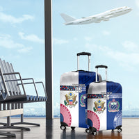 Custom Samoa And USA Together Luggage Cover LT05 - Polynesian Pride
