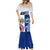 Custom Samoa And USA Together Mermaid Dress LT05 - Polynesian Pride