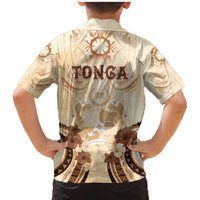 Tonga Women's Day Family Matching Mermaid Dress and Hawaiian Shirt With Polynesian Pattern LT05 - Polynesian Pride