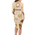 Tonga Women's Day Long Sleeve Bodycon Dress With Polynesian Pattern LT05 - Polynesian Pride