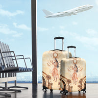 Tonga Women's Day Luggage Cover With Polynesian Pattern