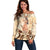 Tonga Women's Day Off Shoulder Sweater With Polynesian Pattern LT05 Women Beige - Polynesian Pride