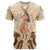 Tonga Women's Day T Shirt With Polynesian Pattern LT05 Beige - Polynesian Pride