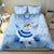 Cook Islands Women's Day Bedding Set With Polynesian Pattern