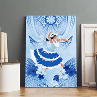 Cook Islands Women's Day Canvas Wall Art With Polynesian Pattern LT05 - Polynesian Pride