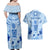 Cook Islands Women's Day Couples Matching Off Shoulder Maxi Dress and Hawaiian Shirt With Polynesian Pattern LT05 - Polynesian Pride