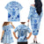 Cook Islands Women's Day Family Matching Off Shoulder Long Sleeve Dress and Hawaiian Shirt With Polynesian Pattern LT05 - Polynesian Pride