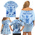 Cook Islands Women's Day Family Matching Off Shoulder Short Dress and Hawaiian Shirt With Polynesian Pattern LT05 - Polynesian Pride