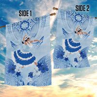 Cook Islands Women's Day Garden Flag With Polynesian Pattern LT05 - Polynesian Pride