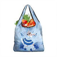 Cook Islands Women's Day Grocery Bag With Polynesian Pattern LT05 1-pack One Size Blue - Polynesian Pride