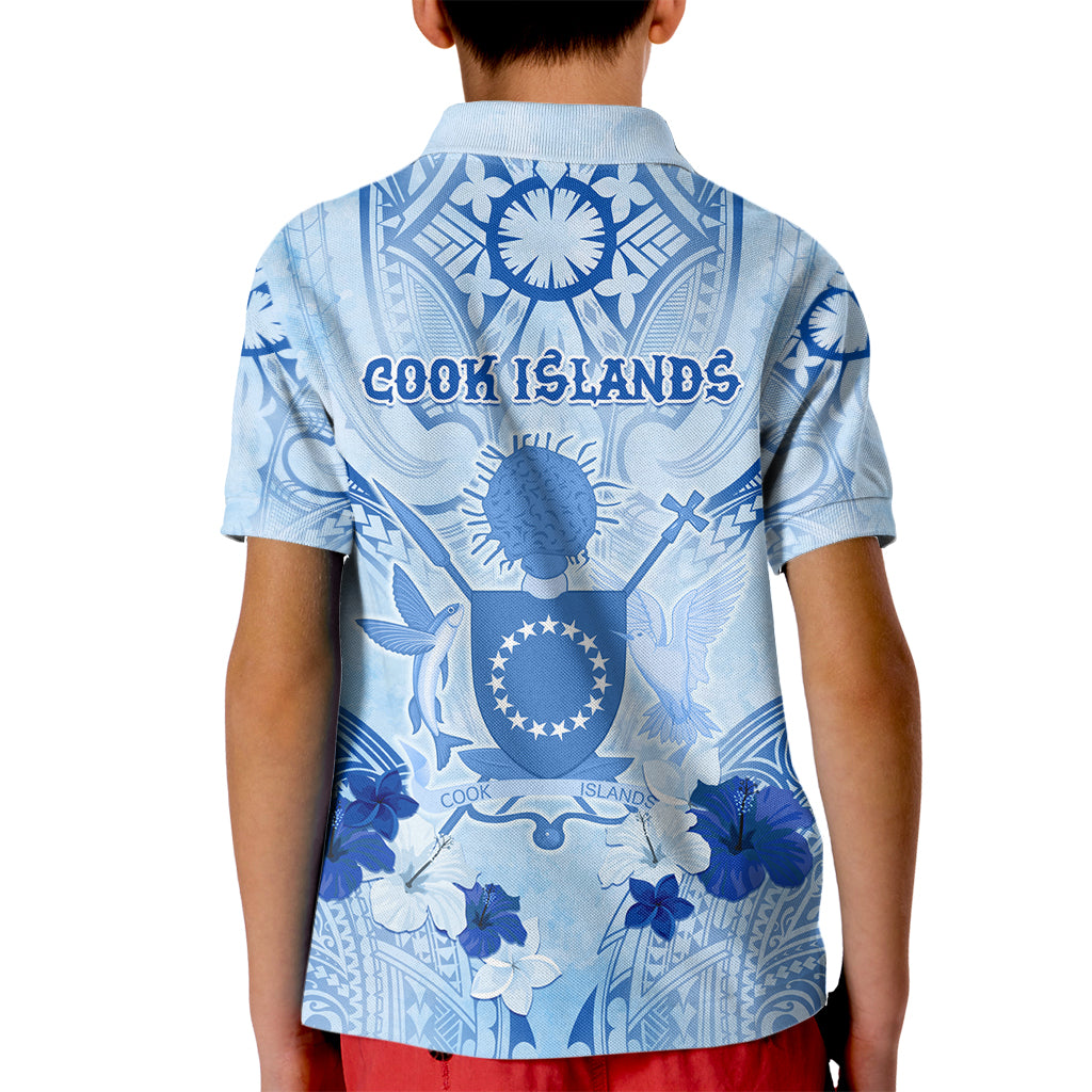Cook Islands Women's Day Kid Polo Shirt With Polynesian Pattern LT05 - Polynesian Pride