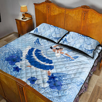Cook Islands Women's Day Quilt Bed Set With Polynesian Pattern LT05 - Polynesian Pride