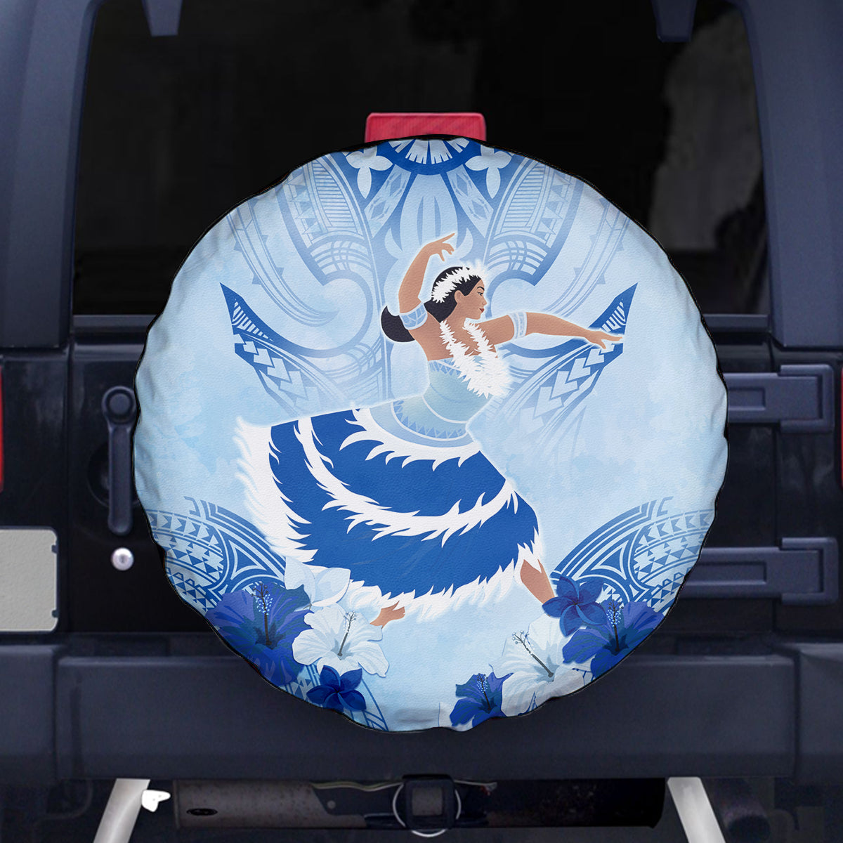 Cook Islands Women's Day Spare Tire Cover With Polynesian Pattern LT05 - Polynesian Pride