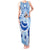 Cook Islands Women's Day Tank Maxi Dress With Polynesian Pattern LT05 Women Blue - Polynesian Pride