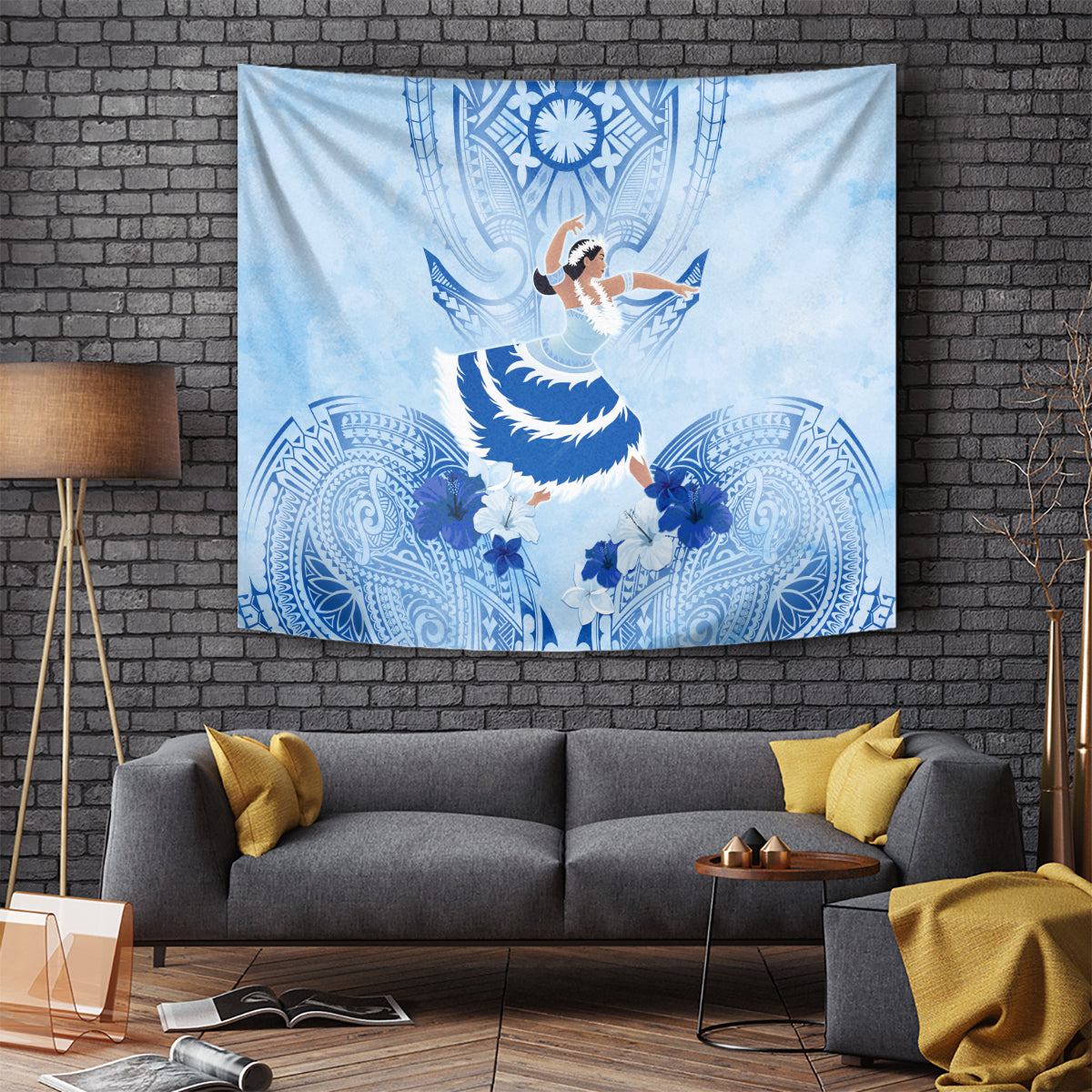Cook Islands Women's Day Tapestry With Polynesian Pattern LT05 - Polynesian Pride