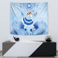 Cook Islands Women's Day Tapestry With Polynesian Pattern LT05 - Polynesian Pride