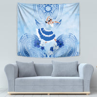 Cook Islands Women's Day Tapestry With Polynesian Pattern LT05 - Polynesian Pride