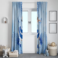 Cook Islands Women's Day Window Curtain With Polynesian Pattern LT05 - Polynesian Pride